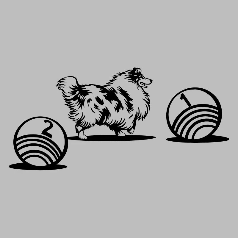 Long-haired Collie Driftball Sport (dyeable)