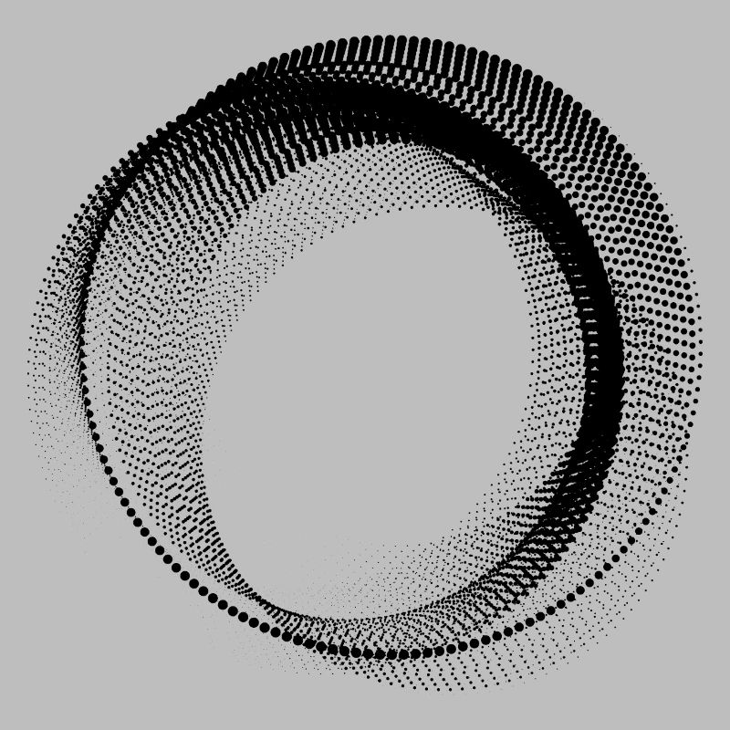 abstract circular shape