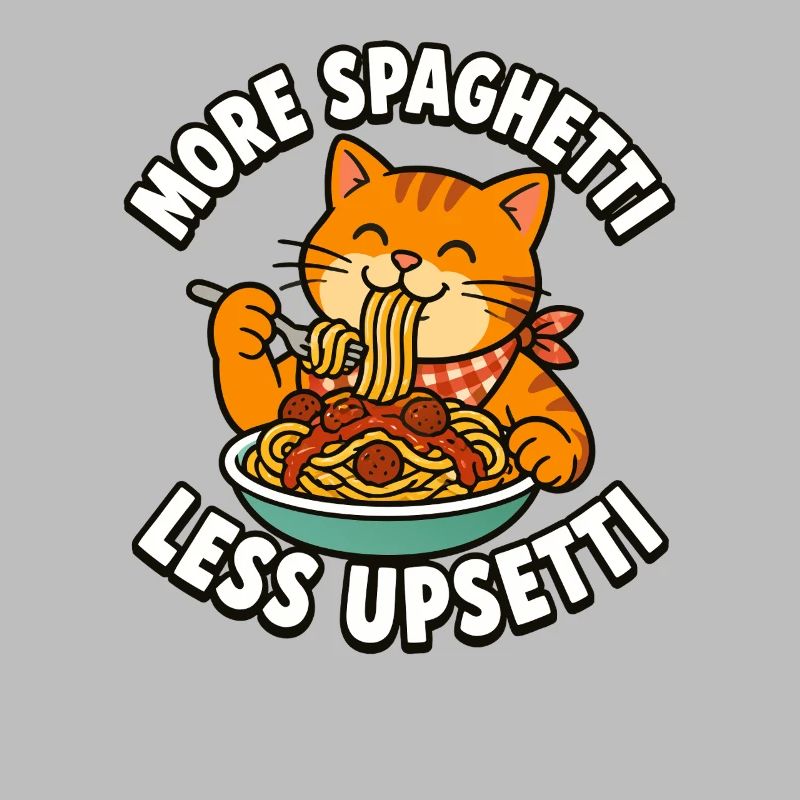 Plus de spaghettis, moins de stress, spaghettis pour chat