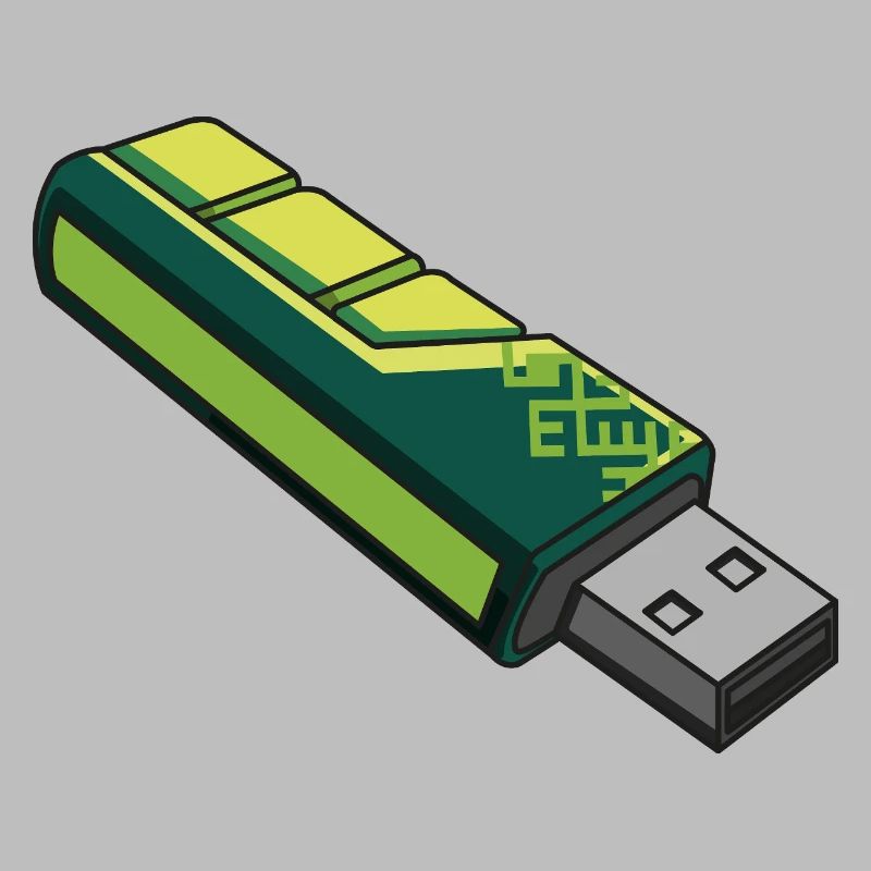 usb_en_tonos_verdes