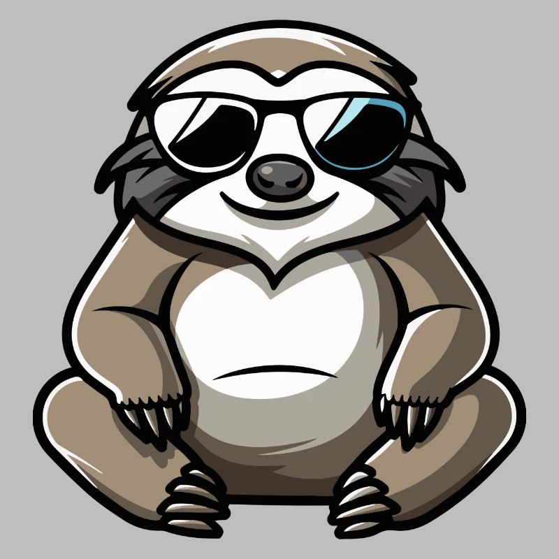 Sloth Comic Cool