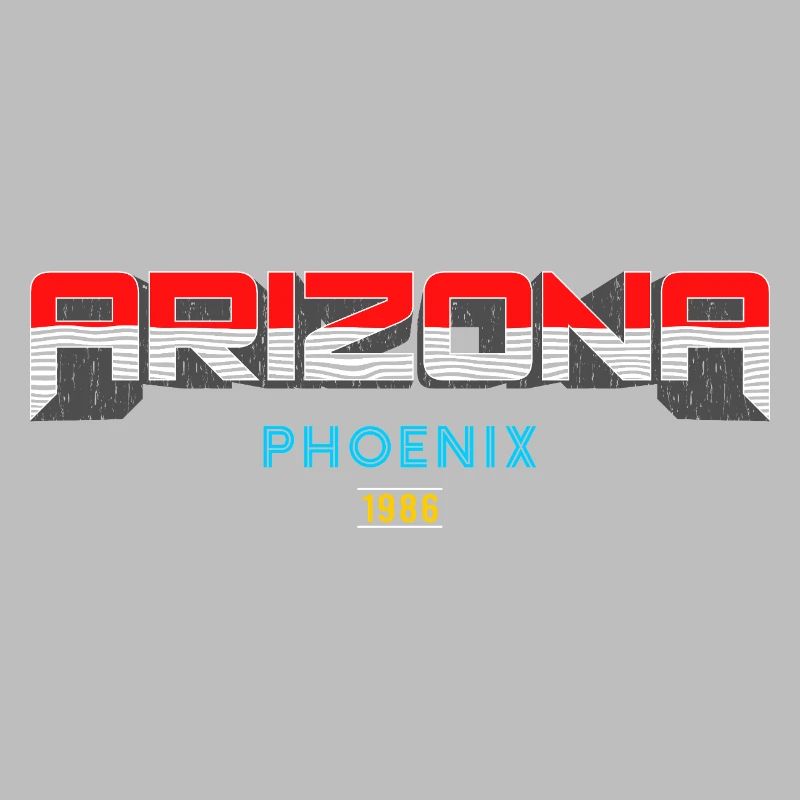 Arizona Phoenix 1986 Conception graphique