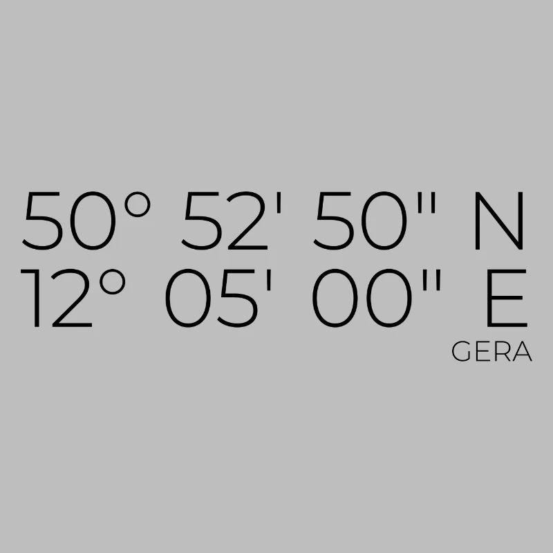 Coordonnées Gera