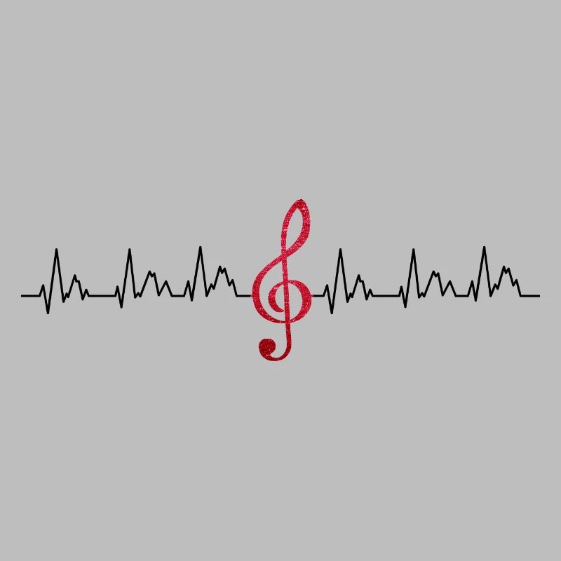 Glowing Treble Clef