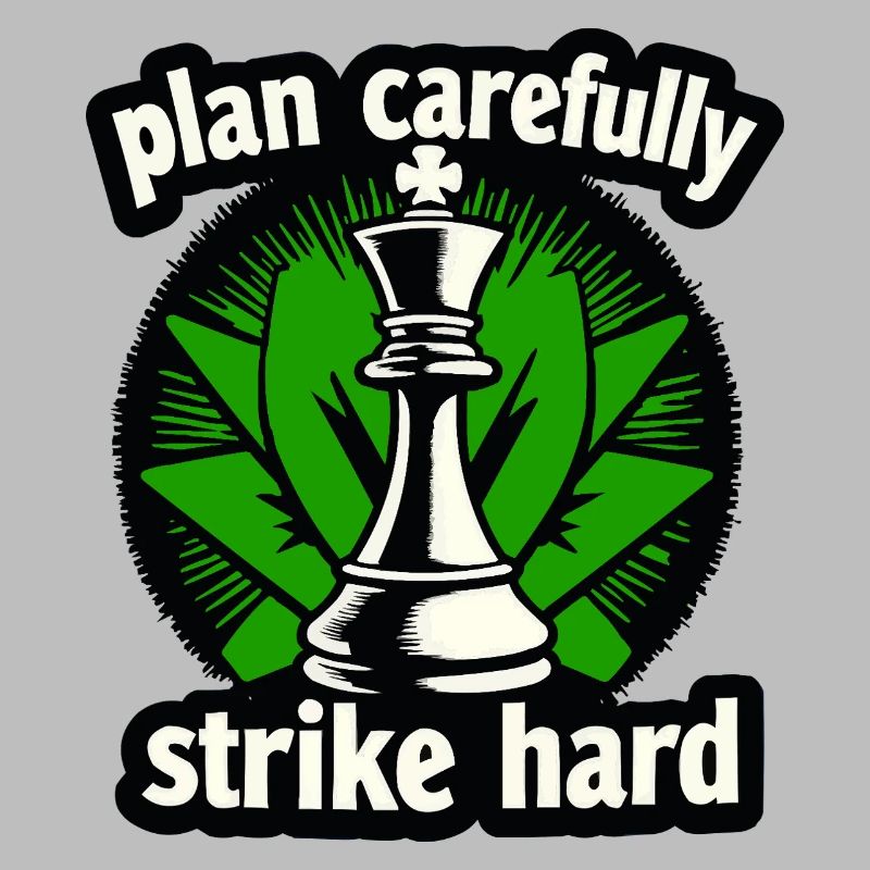 Schach plan carefully strike hard