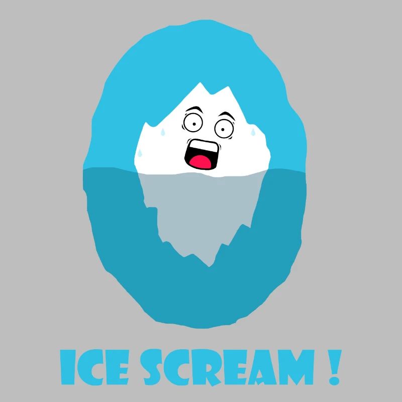 Ice Scream - humorous ecological message
