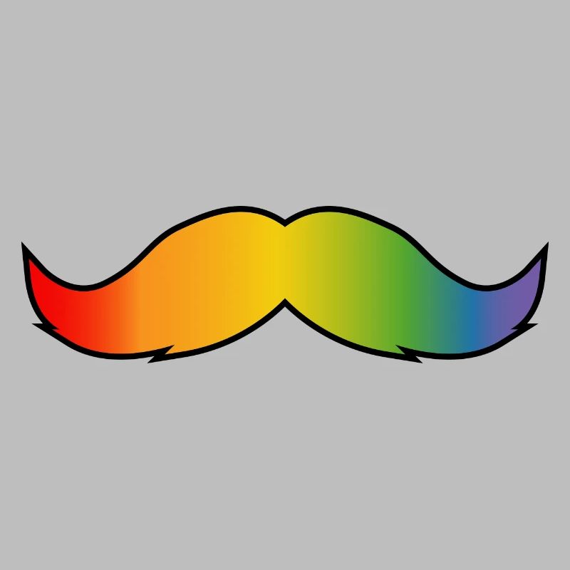 Rainbow Beard Queer Black