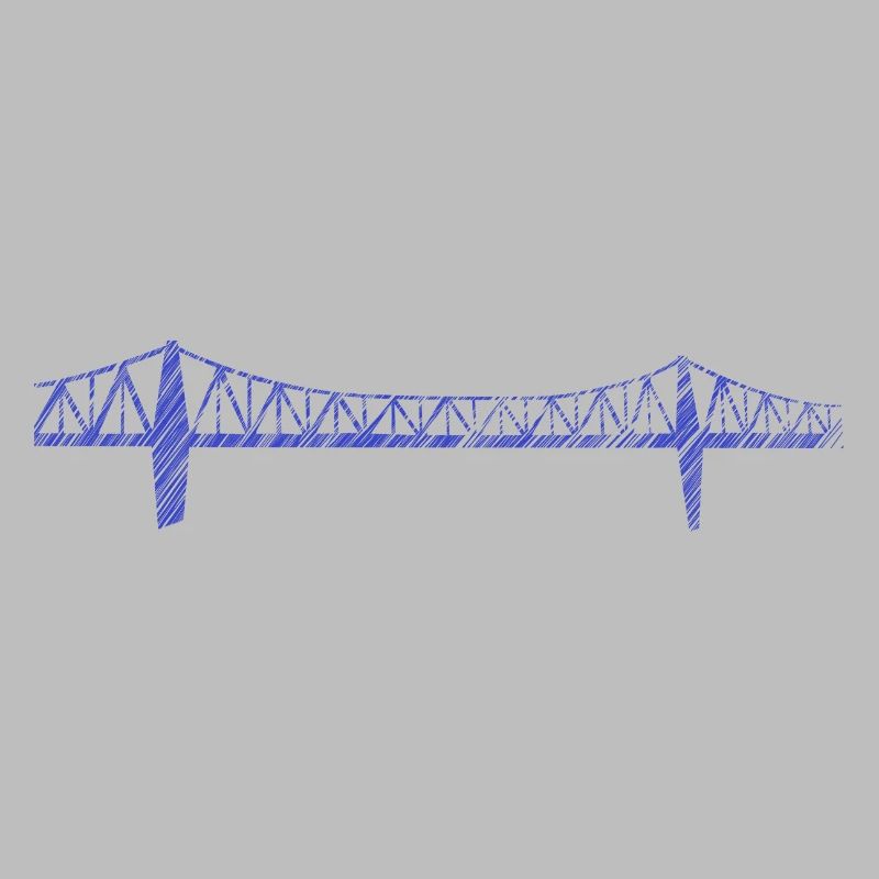 Rendsburg High Bridge – Urban Scribble Art Design