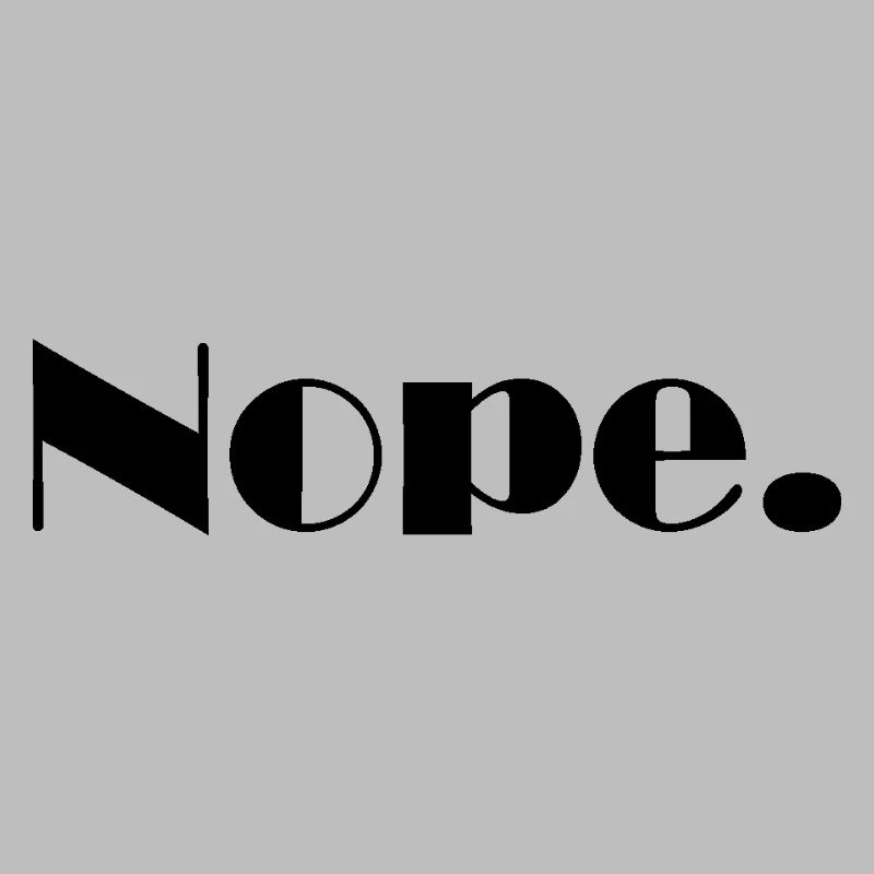 Nope.