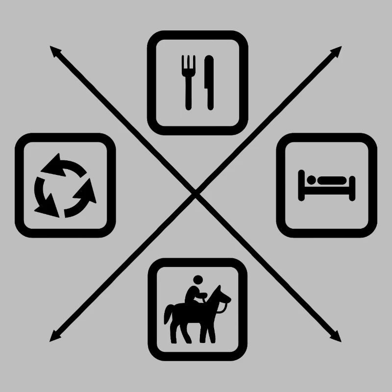 Le cycle de vie d’un cavalier, d’un cavalier, d’une balade