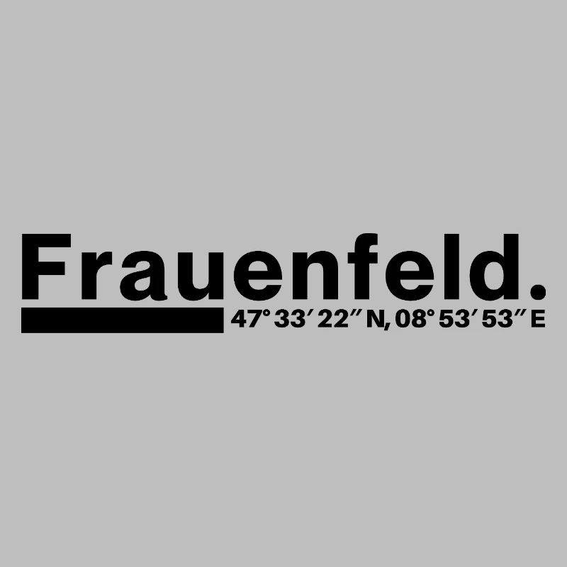 Frauenfeld Koordinaten Thurgau Thurgauer