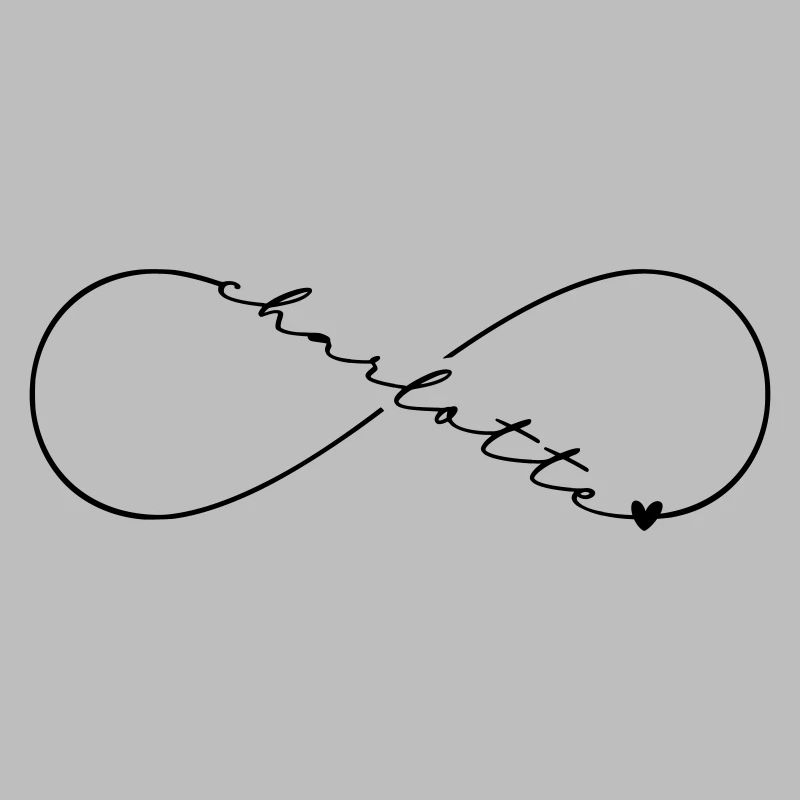 Charlotte Name Infinity Symbol