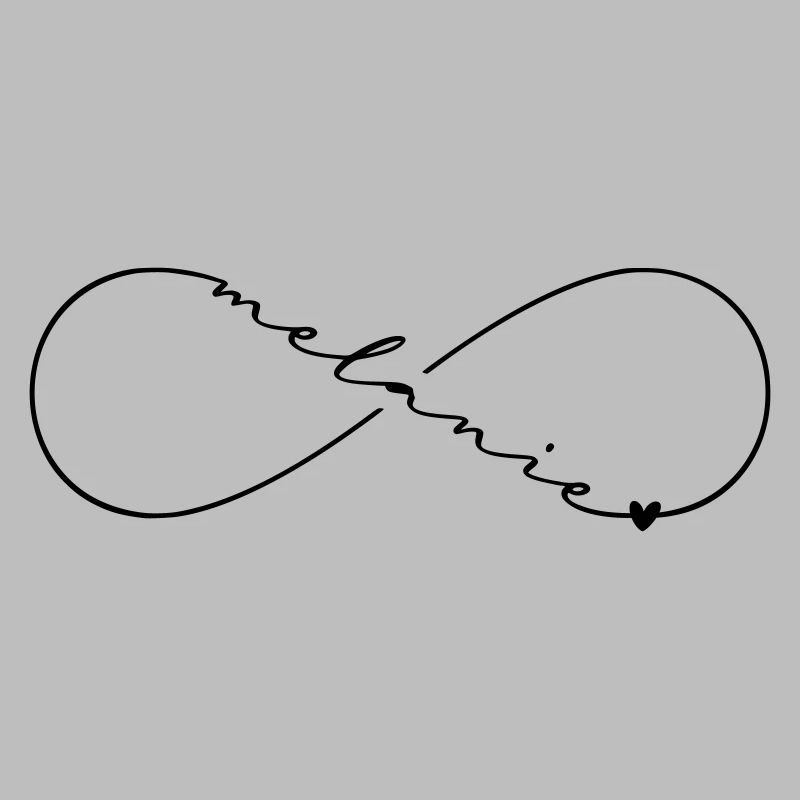 Melanie Name Infinitysymbol