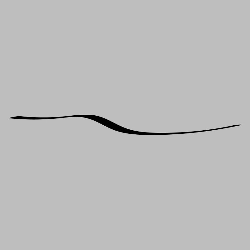 thin stroke swing curve underline line