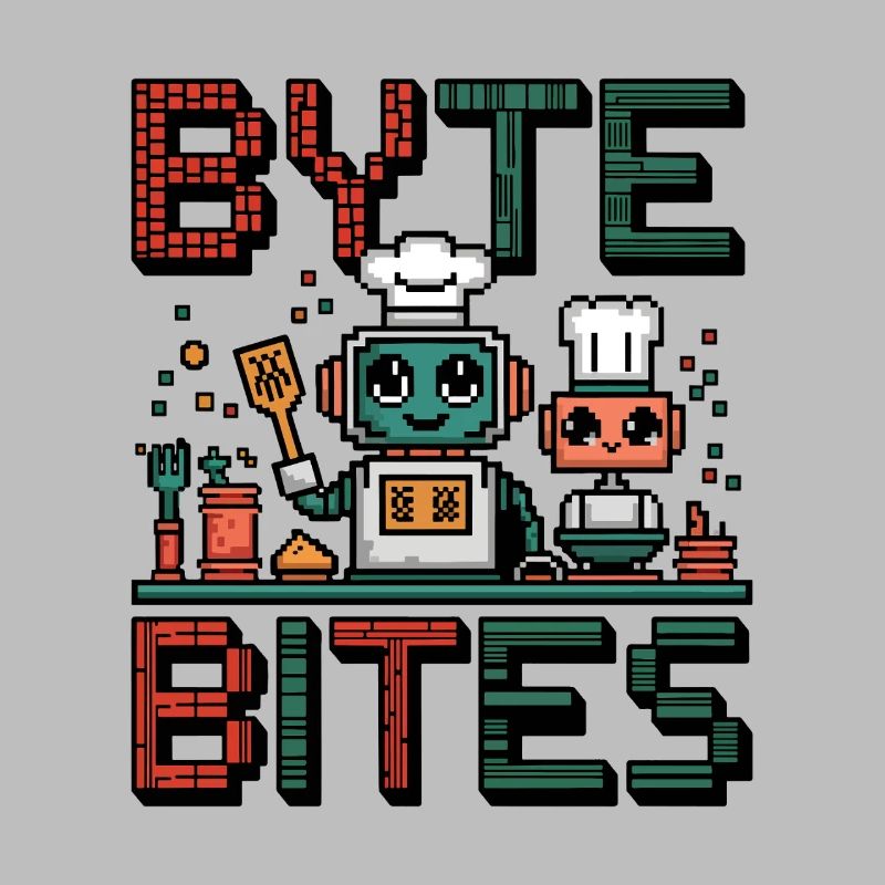 Byte Bites – Niedliche Pixel-Roboterköche, die Spaß kochen