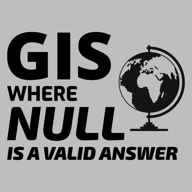 Geospatial Null Value Cartography GIS Humor