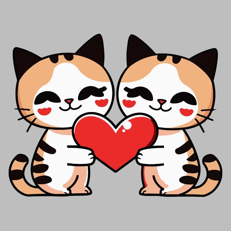 Chat Couple Coeur
