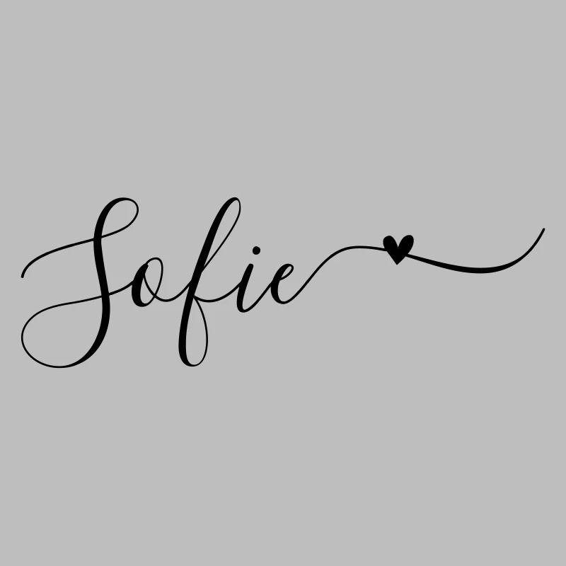 Sofie Nom Prénom Décoratif