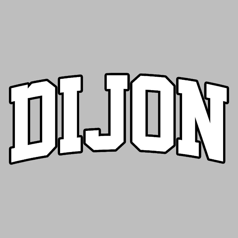 Dijon-Logo: College-Design mit authentischem Stil