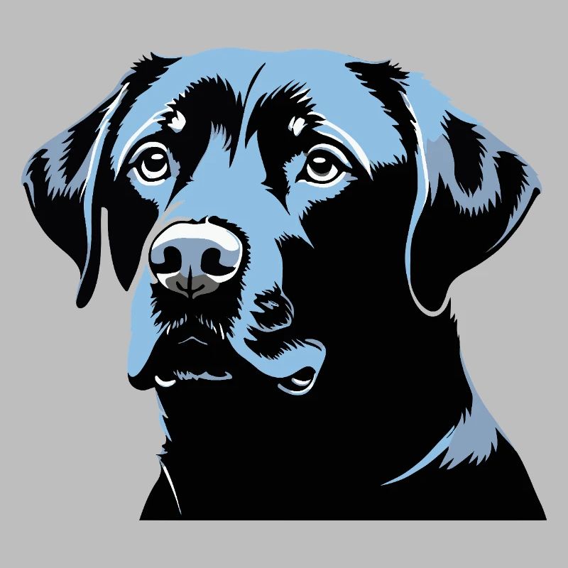 Labrador Retriever Kopf - Pet Dog Sticker