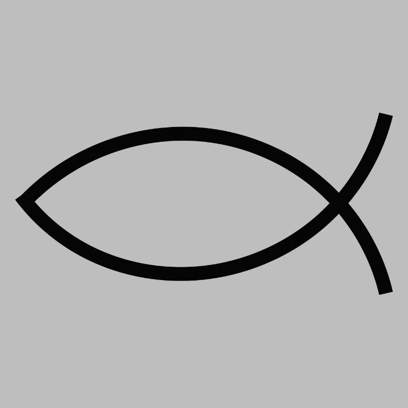 Jesus fish black Ichthys fish fish