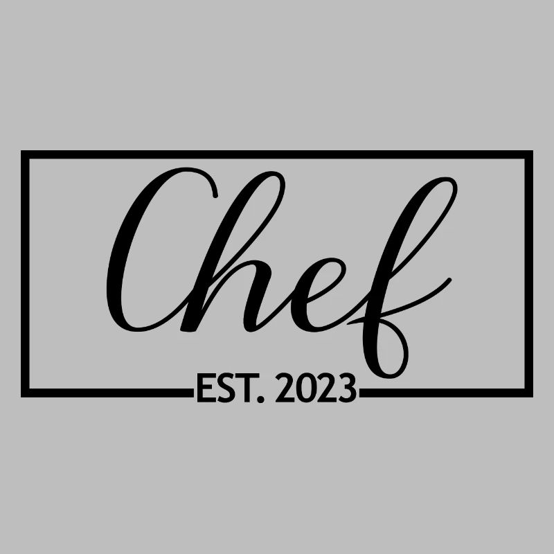 Chef Est. 2023 Graduated Chef Culinary Art Student