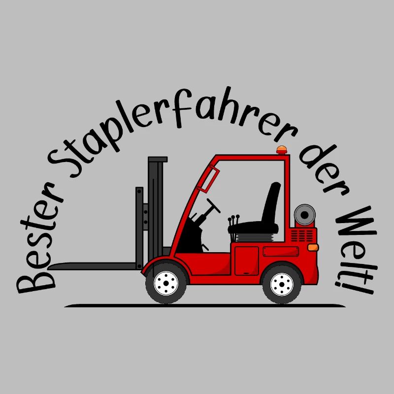 Staplerfahrer rot beste Staplerfahrer der Welt