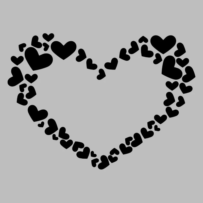 Herz Design mit Herzchen