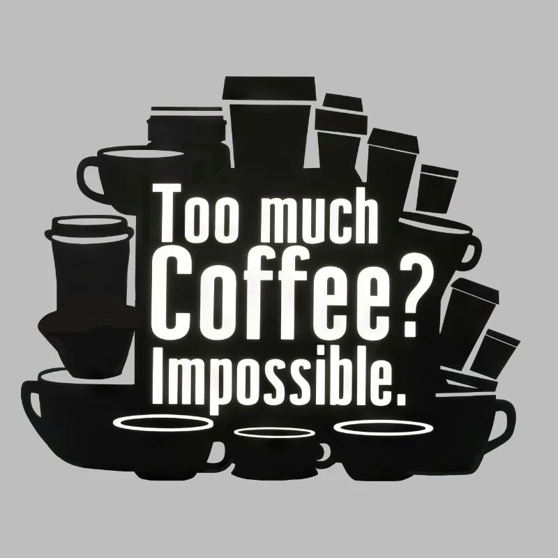 Too much coffee? Impossible!