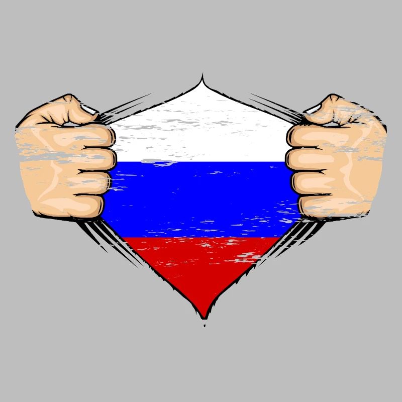 Conception du drapeau de la Russie utilisée