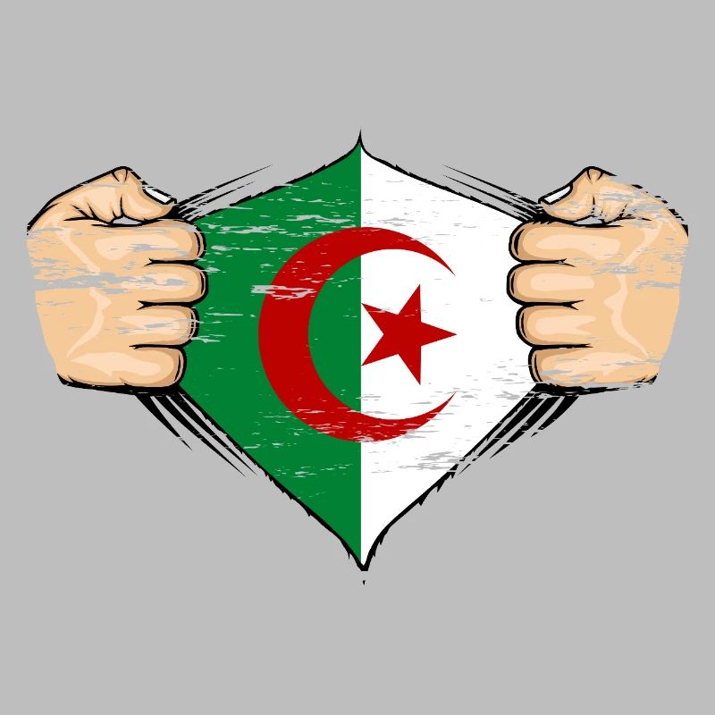 Drapeau de l’Algérie utilisé