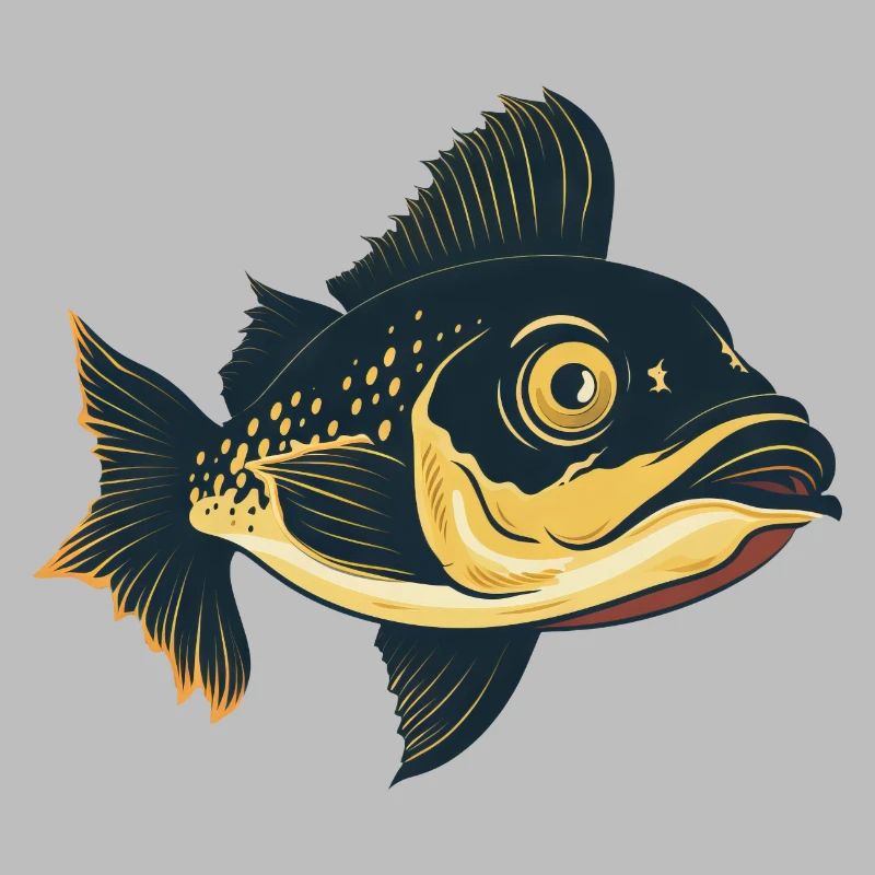 Fish pike perch angler