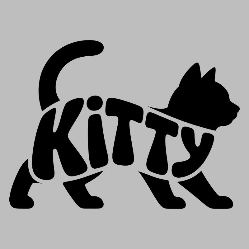 Kitty - Conception de chat de compagnie mignon