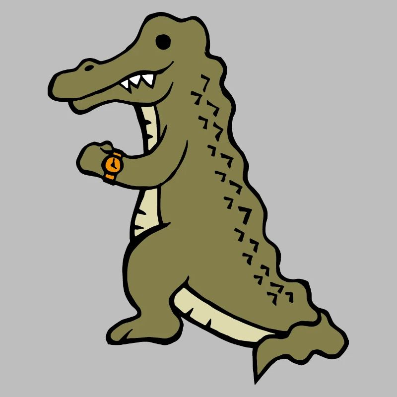 Funny & Cute Later Alligator (pas de texte)