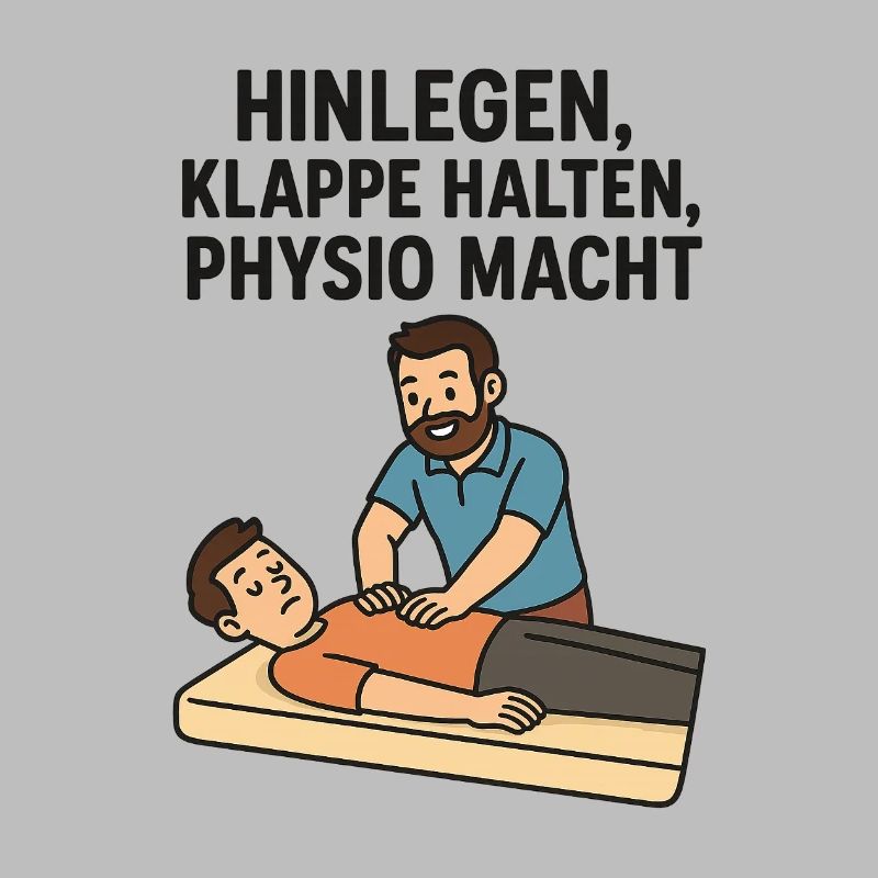 Lie down, shut up, physio POWER