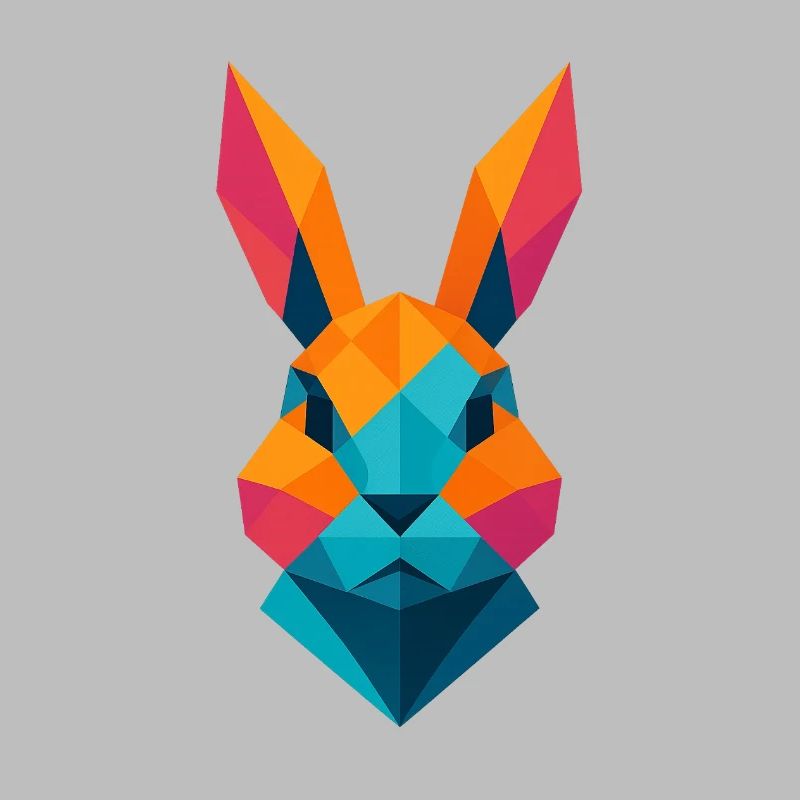 Lapin | Tête de lapin Impression / Impression / Design