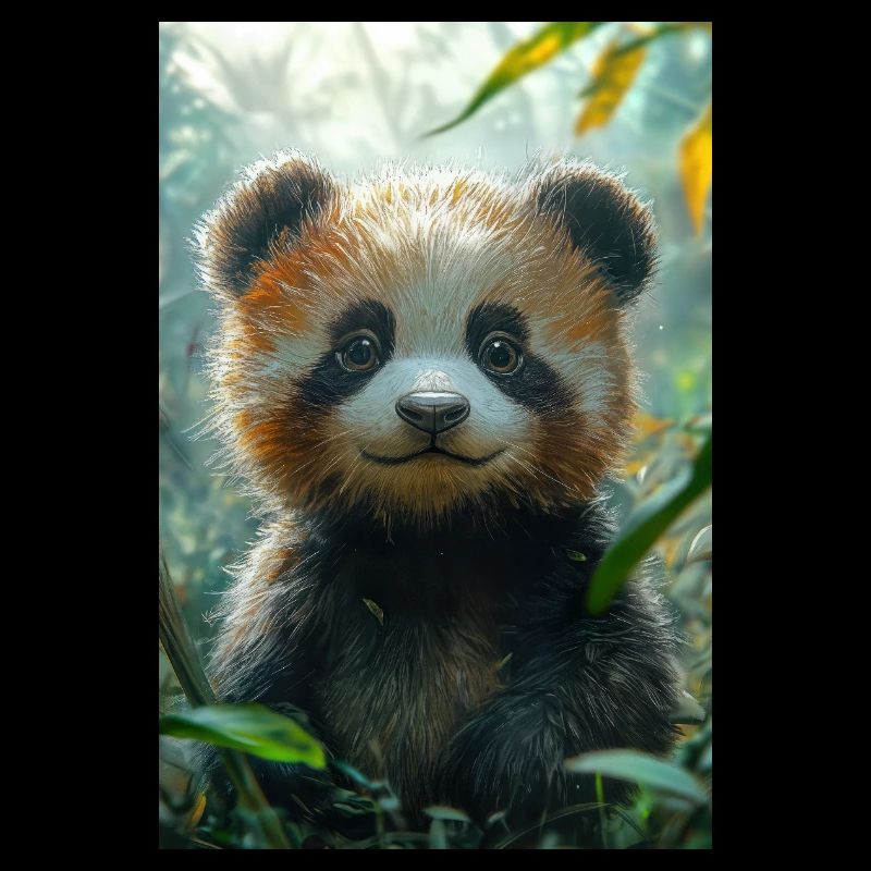 Illustration eines Pandas