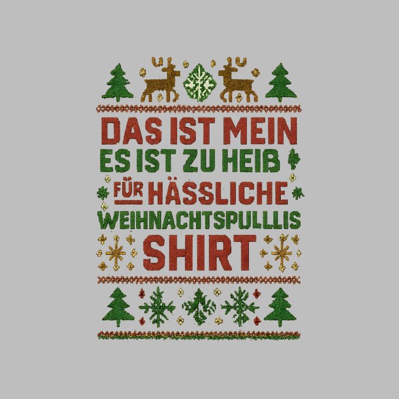 Chemise pull de Noël moche
