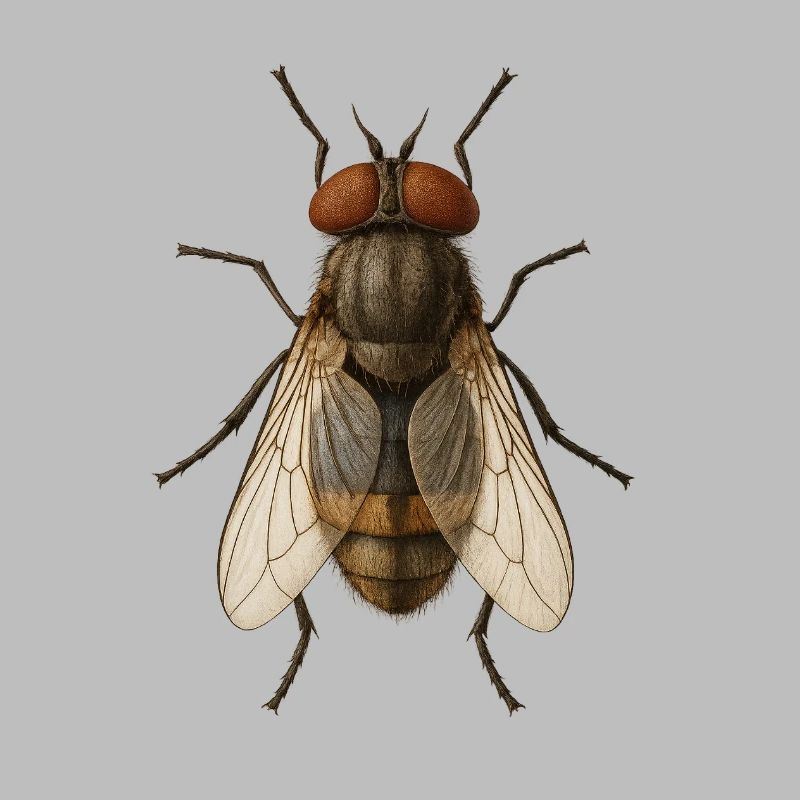 Hyperreal Fly Anatomy Tee
