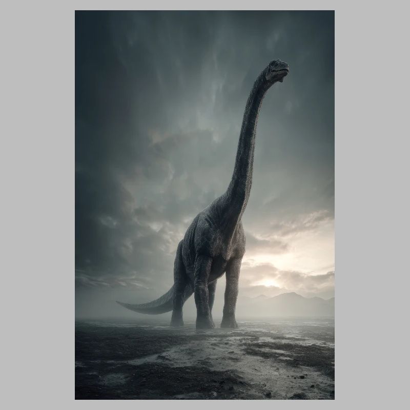 Aube du sauropode brouillé