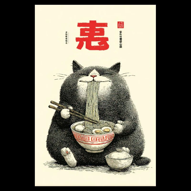 Fortune Cat Noodle Feast