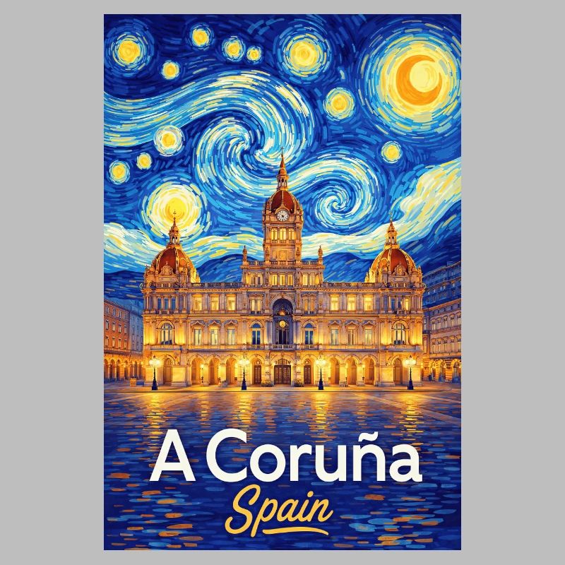 À La Corogne, Espagne