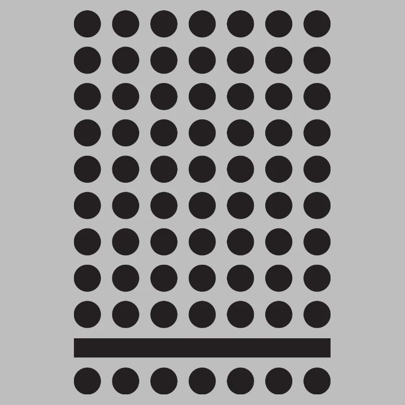 Monochrome Dot Grid Pattern