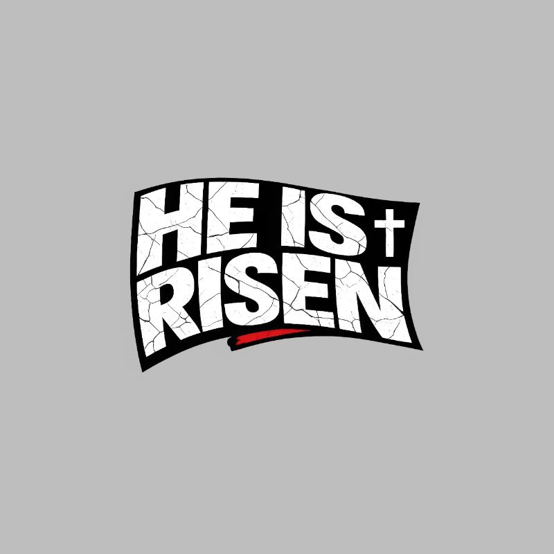 Jesus He Is Risen Religion Ostern Spruch