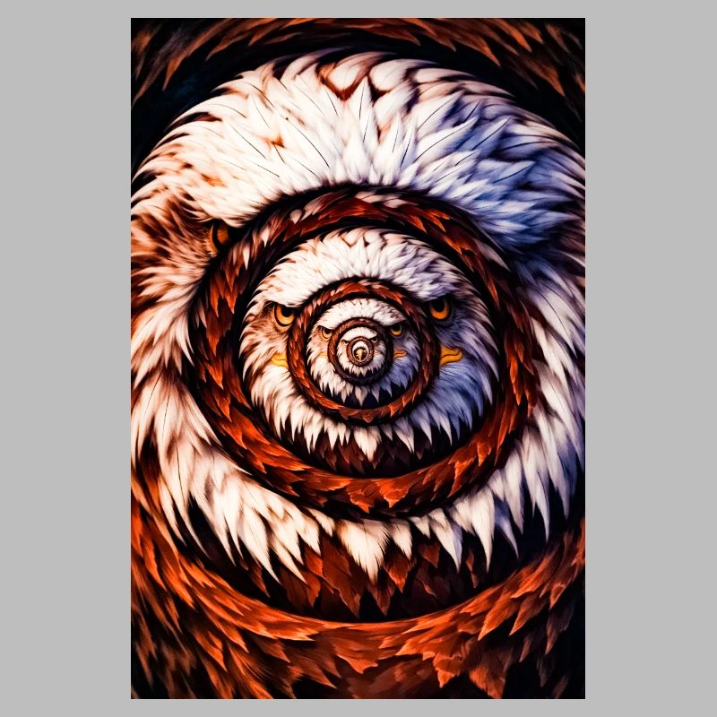 Spring Spiral with Spring Patterns