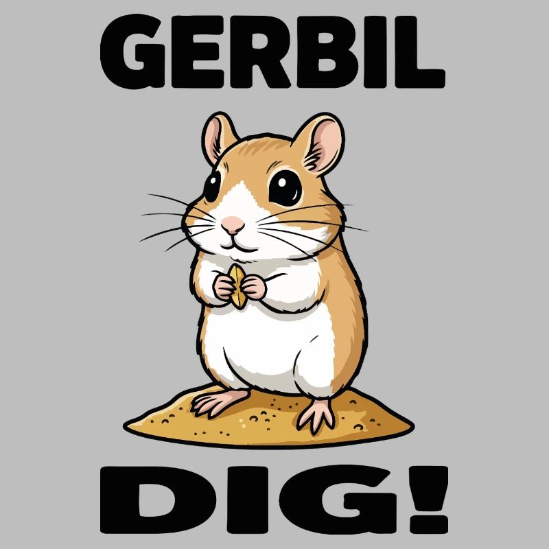 Gerbille Dig Gerbil Rongeur Grain Sable