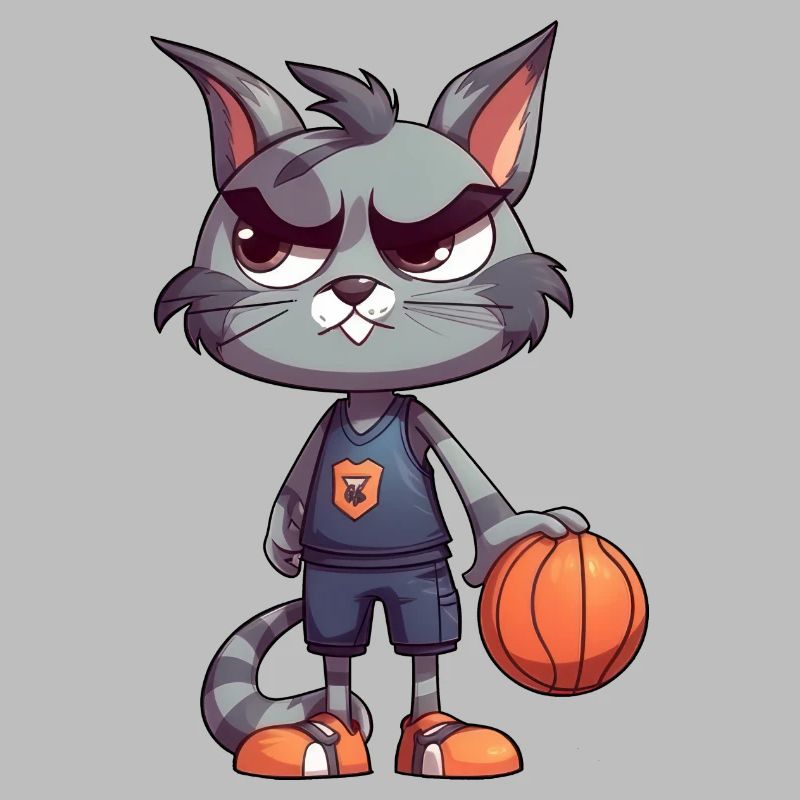 Chat de basket-ball