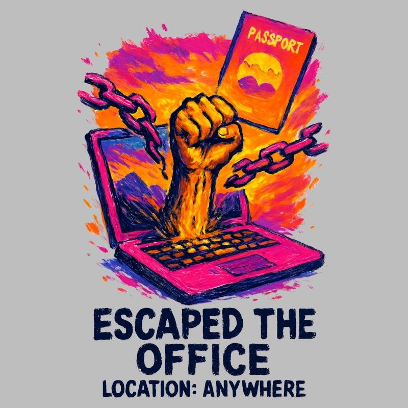Télétravail - Echappé du bureau 