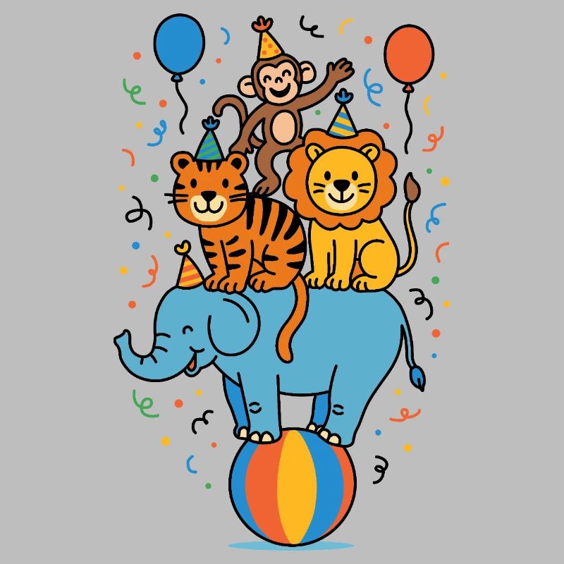 Fêtards de cirque