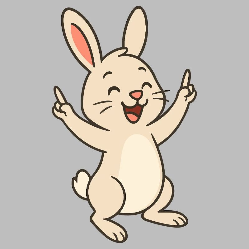 Lapin houblonné joyeux